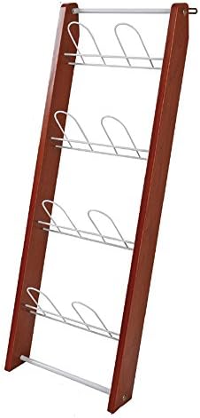 XRXY Living Room Wall-mounted Simple Shoe Rack / Multi-layer Creative Space-saving Slippers Rack / Woody Household Dorm Room Non-slip Shoe Storage Rack ( Color : B )