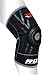 Produktbild RDX Kniestütze Elastische Sport Knieschoner Kniebandage kniebandagen Knieorthese Knieschützer (Dies Wird als einzelnes Element Verkauft)(MEHRWEG)