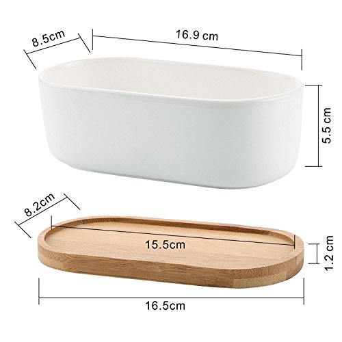 T4U Moderne Ovale Design keramik Pflanzt?pfe Blument?pfe Blumenbeh?lter Sukkulente Kaktus Blumentopf Wei?e - 2