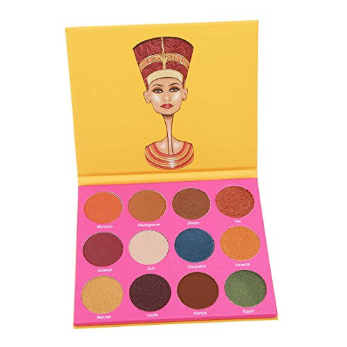 VWH 12 Farben Lidschatten Palette Kosmetik Make-up Leicht zu tragen - 3