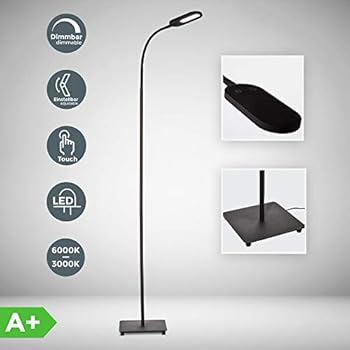 Lampe Sur Pied Kenley – Lumière Du Jour Naturelle 6400K – Pour Bureau, Lecture, Bricolage – Éclairage Anti-Fatigue Oculaire