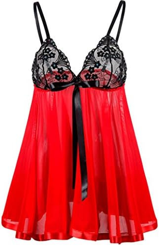 Sexy Lingerie Set Women's Ronamick Woman in sexy lingerie women lace lingerie corset Print Sleepwear Pyjama Dress