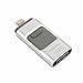 Produktbild 3 in 1 USB-Flash-Laufwerk 128GB Pen Drive USB 2.0 Memory Stick i-Flash Pendrives für iPhone 7 / 7Plus / 5 / 5s / 5c / 6 / 6s Plus / ipad Android Handys