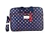 My Share Mall Original KRWINGHOUSE Large Capacity Waterproof Messenger Shoulder Bag Handbag Laptop bag for Mummy and Daddy(Blue)