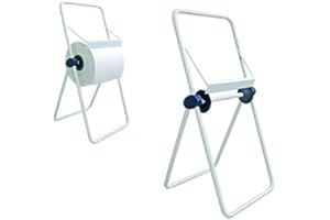 TECNOKIT Dispenser Bobina Carta A Pavimento, Uso Casa e Industria Per Rotoli Da 29cm (max)