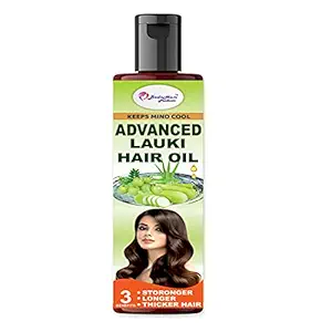 Badahair products Ayurvidic Advance Lauki Hair oil For Stress Relief & Anti Dandruff | Lauki/Dudhi Hair Oil for hair growth | For Long And Strong Hair | For Men & Women -250ml