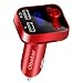 Produktbild FM Transmitter, Obstaro Bluetooth Fm Transmitter, KFZ Auto Radio Adapter Freisprecheinrichtung Car Kit mit Blaue Anzeige , MP3 Player Adapter mit 2 USB Autoladegerät 3.4A für iOS- und Android-Geräte