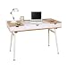 Produktbild WEBER INDUSTRIES Bari Schreibtische, Holzdekor, Weiß, 120 x 60 x 76,5 cm
