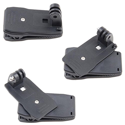 O RLY Zaino Strap Mount Quick Clip Tight Mount 360 per GoPro Hero 4 5 6 Cam SJCAM Action Camera