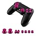 Produktbild kwmobile Aluminium Tasten für Playstation 4 Dualshock in Pink - 4 Aktionstasten 2 Thumbsticks 1 Steuerkreuz