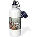 Price comparison product image ANGELA G Still Life with Onions by Paul Cezanne Sports Water Bottle, 21 oz, White Stainless Steel Water Bottle
