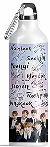 Photo Lab BTS Signature Sipper Aluminum Water Bottle (Pack of 1)