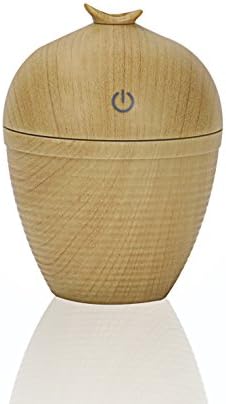 Humidifier - ESSENTIAL Oil Diffuser - DIFFUSER - OIL DIFFUSER - Diffusers - AROMA DIFFUSER - UNIQUE Wish Bottle Shape, STYLISH Wood Grain Finish - Perfectly COMPACT humidifiers - by Ripple