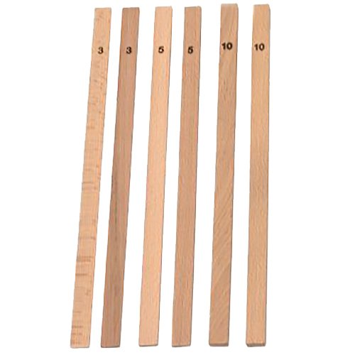 homiez 441508006 Regeln zu backen Holz-Buche natur 35 x 17 x 17 cm