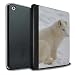 Produktbild STUFF4 PU-Leder Hülle/Case/Brieftasche für Apple iPad 9.7 (2017) tablet / Weiß Arktis Fuchs Muster / Arktis Tiere Kollektion