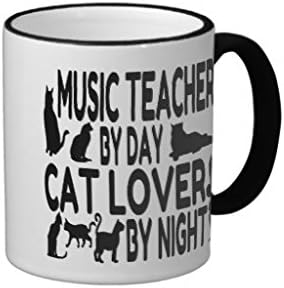 Polyo Fantastic Mug Polyo Fantastic Mug Cat Lover Music Teacher Ringer Coffee Mug