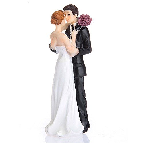 Hohe Qualität Kunstharz Hochzeitspaar Braut und Bräutigam/Dekoration Ornament Tisch omantic Hochzeit Party Dekoration Liebenswürdig, Figur Craft Geschenk 1* - 2
