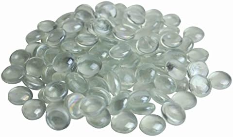 Glass Nuggets 500g Clear / Transparent (110 pieces)