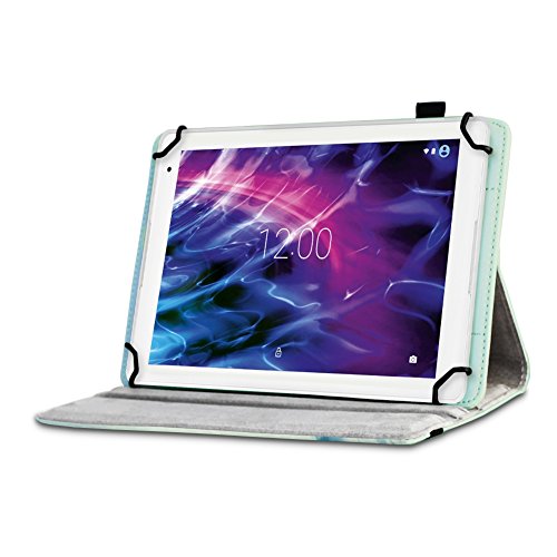 Medion Lifetab P9702 X10302 P10400 P10506 P10505 Tablet Robuste Universal Tablet Schutzhülle aus hochwertigem Kunstleder Hülle Tasche Standfunktion 360° Drehbar kombiniert Schutz und Design mit den Motiv Eifelturm Cover Case Universal von UC-Express - 2