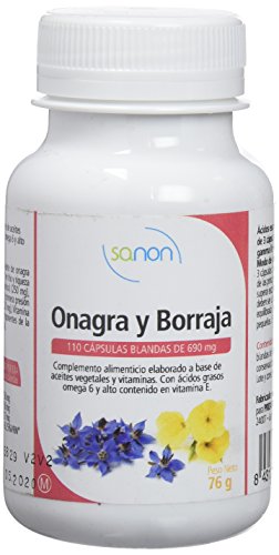 SANON Onagra-Borraja 110 perlas de 690 mg