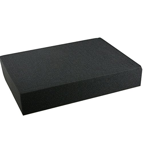 Schaumstoff-Block, würfelförmige Einschnitte, 440 x 310 x 90 mm, Einsatz für EN-AC-FC-A501, für Flugreisen