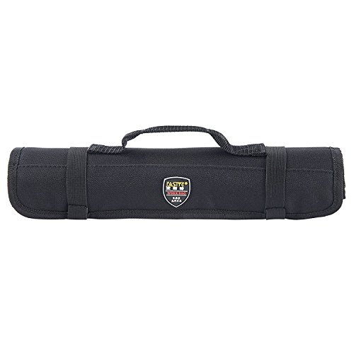 Babimax Rolltasche Werkzeugetasche Tragetasche Schwarz 600 Denier Nylon aus Oxford leer handtragend Stifthalter Dukumententasche mit 20 Fächer leer für Techniker und Mechaniker - 9