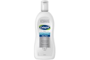 CETAPHIL Limpiador Corporal Diario PRO ITCH CONTROL para Pieles Atópicas y muy sensibles, 295ML