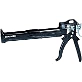 Kendo Plastic Silicone Gun, Professional, 300ml Capacity, Ergonomic Handle, Sealant Gun for Kitchen, Bathroom