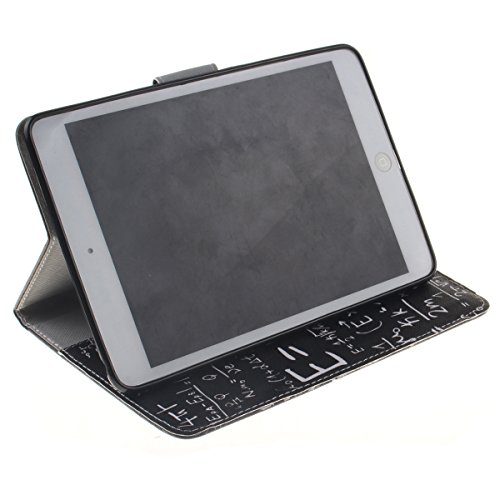 iPad mini 4 Hülle,iPad mini 4 hülle Hardcase,Ekakashop Luxus Bunt Formel Muster Design Flip Painted PU Ledertasche Hülle im Bookstyle Folio Cover hüllen Schutzhülle Magnetic Protection Protective Handyhülle mit für Apple iPad mini 4 Tablet + 1x Kostenlos Ständer (Farbe zufällig) - 7