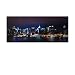 Produktbild LED Bild Stadt , Bridge, Skyline XXL Bild, riesig , LED Stimmungsbild mit 20 LED / 120 cm Breit x 50 cm Hoch Batteriebetrieb , nur 0,06W, Leuchtbild auf Leinwand mit An und Ausschalter , Batterien inklusive. Riesiges Bild, LED