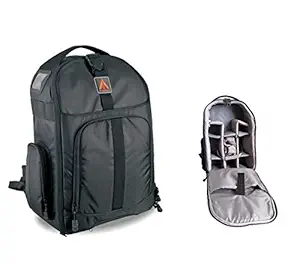 E-Image Oscar B50 19.9'' Professional Camera Backpack | Water Resistant Backpack for SLR, DSLR, Mirrorless Camera, Lens, Battery, and Other Accessories | Black