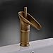 Produktbild FREGHRT Gisha EuropäIsche Antike Waschbecken Waschbecken Wasserhahn Weinglas Stil Einhebel Wasserfall Becken Wasserhahn HeißE und Kalte Mischbatterien Antique Bronze Antique Bronze