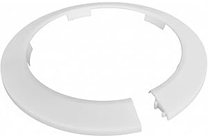 WZHIY 1 Pck 110mm White Toilet Pipe Collars,Flue Collar,Soil Pipe Cover – Snap Fit Flange for Soil Pipe – Easy Install, Durable Plumbing Fix