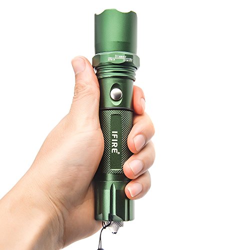 Toogh 300 Lumen Cree Led Taschenlampe/3 Lichtmodi Superhelle Wasserdicht Indoor und Outdoor Camping Led Lampe/Wiederaufladbare und Einstellbaren Fokus / Mini Pocket Handlampe - 3