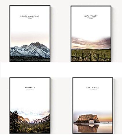 Modern photo frame, canvas painting, landscape painting, photo reproduction, canvas art mural ready to hang bedroom decoration non-oxidized , 70*100cm