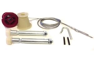 SPARES TO SUIT HENDERSON Garage Door Repair Kit Includes Cones and Cables/Nut Type Roller Spindles To Suit Henderson Canopy