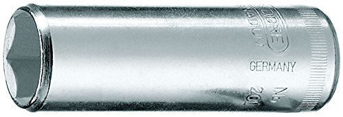 GEDORE 20 L 10 Steckschlüsseleinsatz 1/4 Zoll lang 6-kant 10 mm, 1 Stück, 6192210