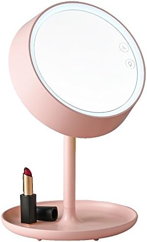 Ideal reading light-- Charge dimming touch colorful LED table lamp Make-up mirror lamp Cute dresser mirror (Color optional) --Desk and bedside lighting ( Color : 1 )