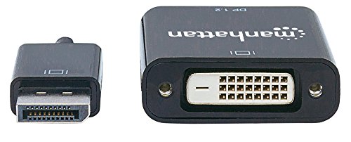Manhattan 152228 DisplayPort 1.2a-Stecker auf DVI-D-Buchse, 23cm schwarz - 3