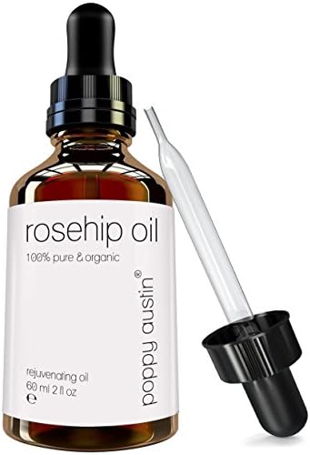 Organic Rosehip Oil by Poppy Austin® - 100% Pure &amp; Cold Pressed Rose Hip Seed - To Soften, Heal &amp; Hydrate Your Entire Body - PREMIUM GRADE BATCH - Best for Face, Dry Skin, Fine Lines &amp; Acne Scars