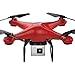 Produktbild TianranRT HD Weitwinkel Antenne Flugzeuge L500 720P WLAN FPV Weitwinkel HD Kamera 2,4 GHz 6 Achse RC Quadcopter Selfie Drohne (Rot)