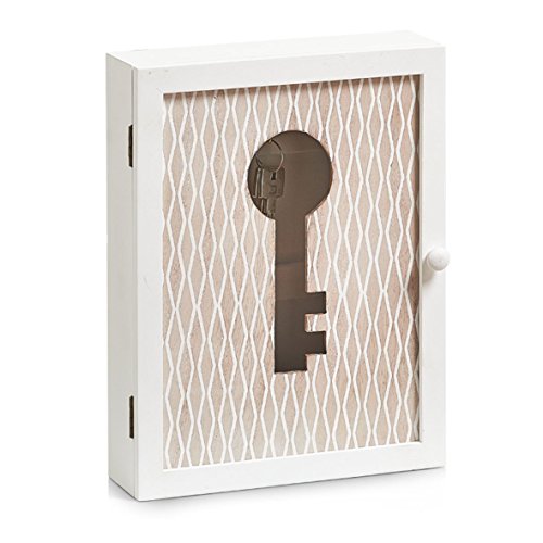 Zeller 15116 Schlüsselkasten Nordic, Holz / MDF, natur, ca. 20 x 5,5 x 26 cm