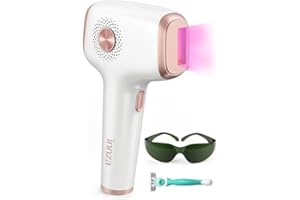 INNZA Epilatore Luce Pulsata di Ghiaccio a Casa 999.999 Flash IPL Indolore 9 Energia Livelli Depilatore Luce Pulsata per Viso,Corpo,Schiena,Gambe,Linea