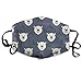Produktbild Polar Bear Dark Blue Anti Dust Mask Anti Pollution Washable Reusable Mouth Masks