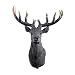 Produktbild DEKO HIRSCH KOPF "MEDIUM DEER ANTIQUE" | 36x45x22 cm, Kunststein, Antik Look | Wandskulptur