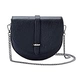 Damenhandtasche aus genarbtem Echtleder