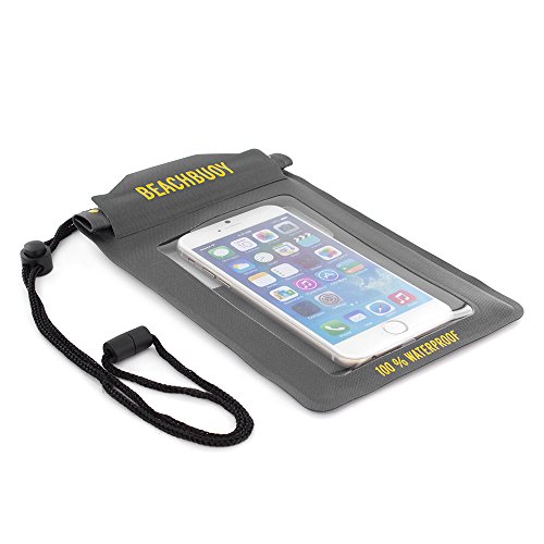 Custodia Impermeabile Trasparente BeachBuoy per Cellulari / Smartphone / iPhone / iPod / Fotocamere - Garantita fino a 5 metri di profonditÃ 