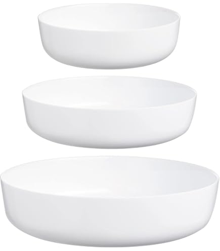 2 Plateaux Ovales En Mélamine 40,6cm - Idéal Restaurants, Steak, Salade - Blanc