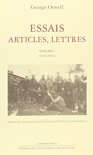 Essais, articles, lettres, tome 1 en ligne Essais, articles, lettres, tome 1 en ligne
