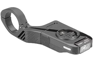 Moon Light the Way You Ride On MX-HM 400 Lumens IPX7 Rechargeable Computer Mounted Front Cycle Light, Built-in Battery, Max Runtime 31 Hours.